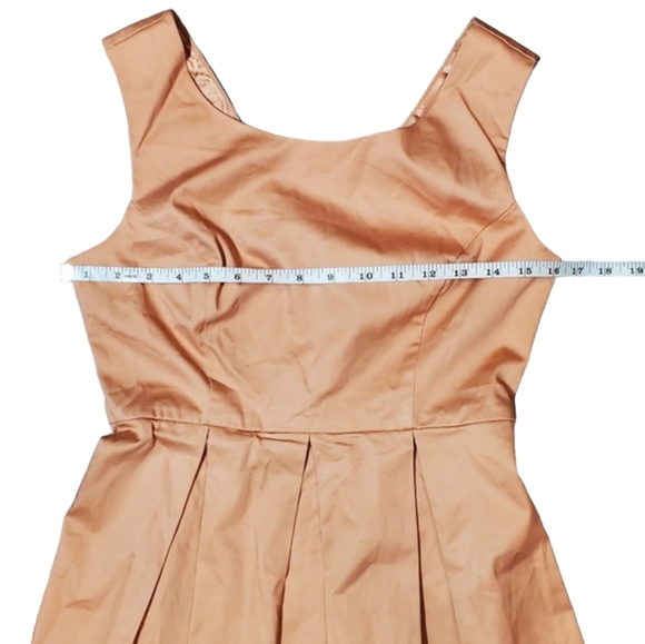Forever 21 Womens Coral Sleeveless Backless Pleated Dress Size Small - Picture 5 of 8